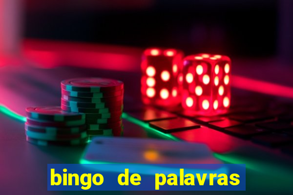 bingo de palavras de natal